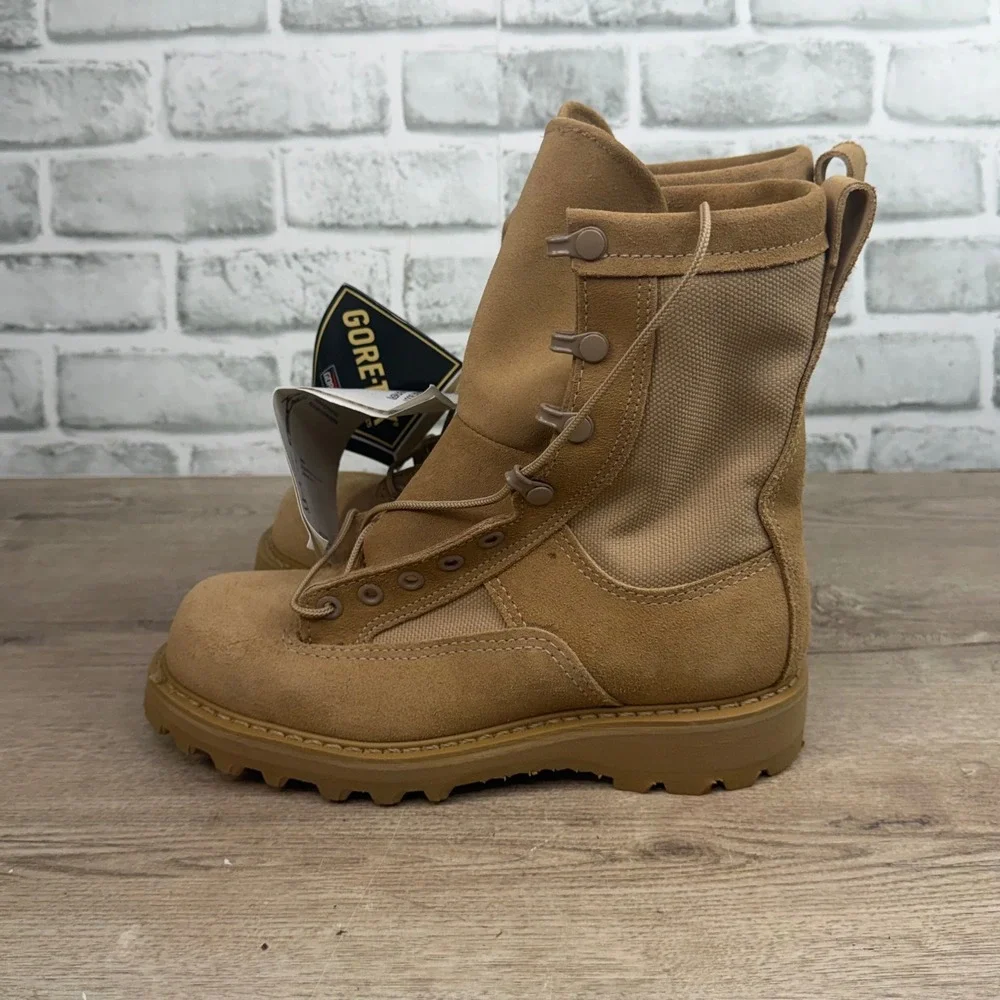 Bates Tactical Combat Boots Vibram Sole Tan Mens 4.5 R